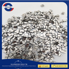 HRa87 To HRa93 Cemented Carbide Tips Untuk Pemotongan Kayu Solid MDF